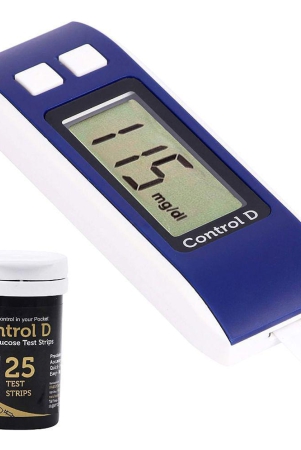 control-d-25-strips-with-glucometer