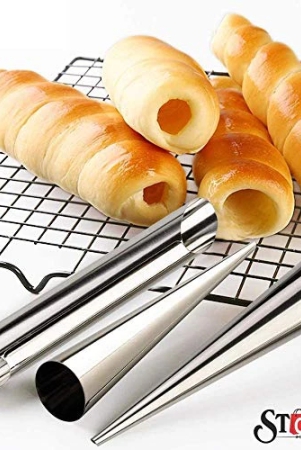 magnusdeal-6pcs-diy-non-stick-stainless-steel-baking-cones-set-spiral-horn-pastry-cream-roll-tubescake-cone-moldcannoli-formscroissant-shell-metal-ice-cream-rollfunnel-shapekitchenparty