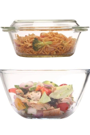 femora-borosilicate-glass-microwave-safe-mixing-bowl-1050-ml-serving-casserole-700-ml-set-of-2-transparent