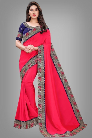 om-shantam-sarees-pink-crepe-saree-with-blouse-piece-pack-of-1-pink