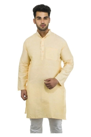 deshbandhu-dbk-yellow-100-percent-cotton-kurta-single-none