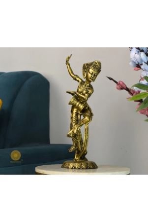 classical-dance-pose-lady-statue-gold