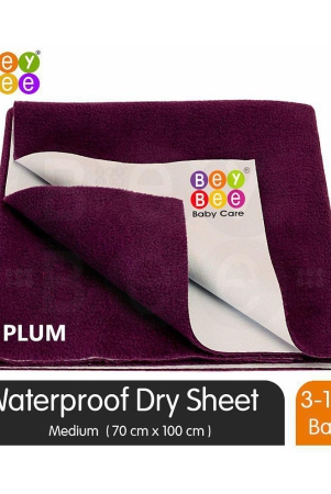 beybee-waterproof-rubber-sheet-medium-100cm-x-70cm-plum-medium-upto-120-cm-length