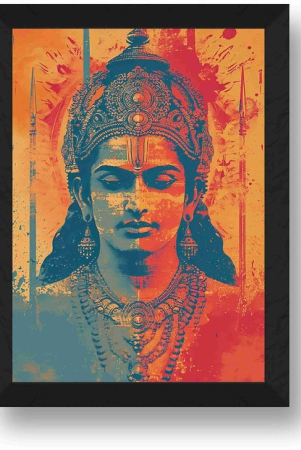 saf-shree-ram-lala-religious-wall-hanging-painting-with-frame