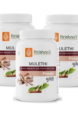 krishnas-herbal-ayurveda-mulethi-powder-100-g-pack-of-3