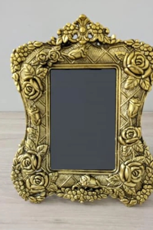 aarna-creations-hand-crafted-metal-photo-frame-beautiful-photo-frame-in-rose-carving-antique-golden-photo-frame