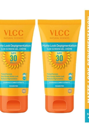 vlcc-matte-look-depigmentation-sunscreen-spf-30-pa-gel-creme-non-greasy-reduce-pigmentation-50-g-pack-of-2