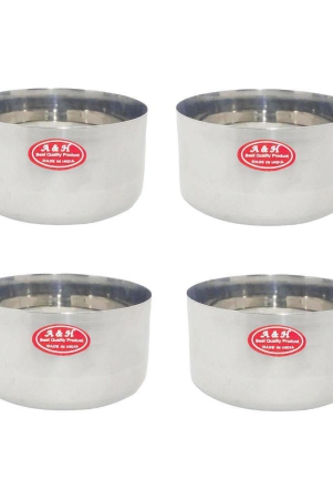 a-h-enterprises-4-pcs-stainless-steel-cereal-bowl-200-ml-steel