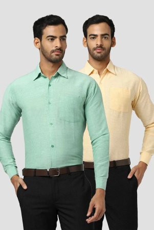 deshbandhu-dbk-multicolor-cotton-regular-fit-mens-formal-shirt-pack-of-2-none