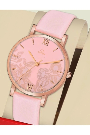 septem-pink-leather-analog-womens-watch