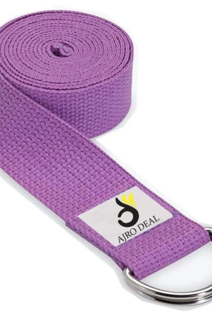 ajro-deal-purple-nyloncotton-yoga-strap-pack-of-1-