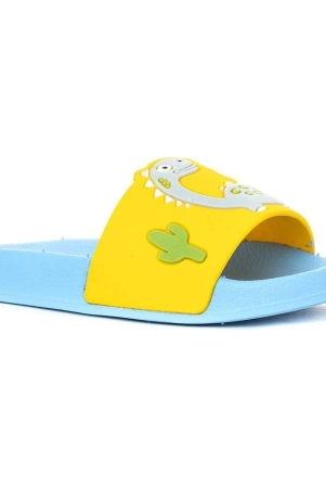 khadim-pedro-yellow-washable-mule-slide-slippers-for-boys-5-75-yrs-4132088-none