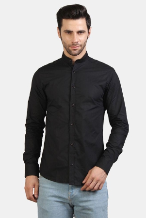 life-roads-black-cotton-slim-fit-mens-casual-shirt-pack-of-1-none