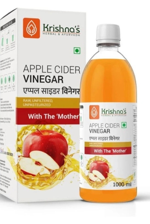 krishnas-herbal-ayurveda-apple-cider-vinegar-1000ml