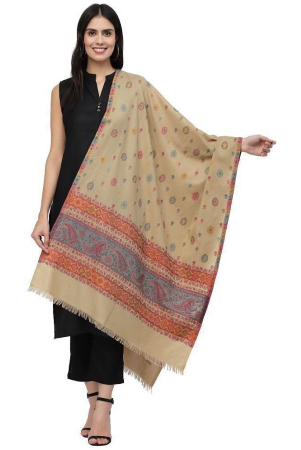 anekaant-beige-wool-womens-stole-pack-of-1-