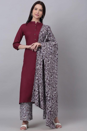 doriya-maroon-straight-rayon-womens-stitched-salwar-suit-pack-of-1-none