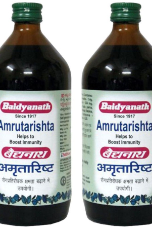 baidyanath-amrutarishta-bacterial-infection-liquid-450-ml-pack-of-2