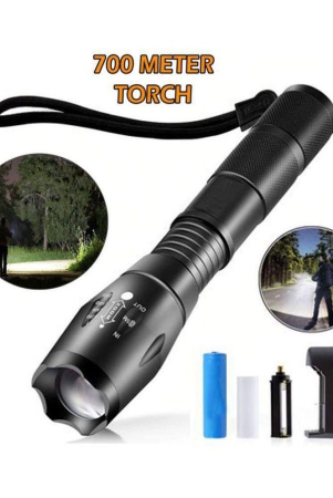 700mtr-rechargeable-5-mode-led-waterproof-long-beam-metal-torch-12w-12w-emergency-light-torch-zoomable-black-pack-of-1