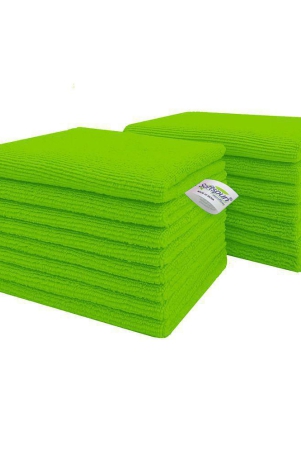 softspun-microfiber-cloth-15pcs-small-20x30cms-340-gsm-green-thick-lint-streak-free-multipurpose-cloths-automotive-microfibre-towels-for-kitchen-cleaning-polishing-washing-detai