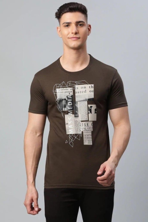 rodamo-men-olive-green-printed-slim-fit-t-shirt