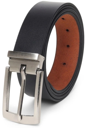 samtroh-black-leather-mens-casual-belt-pack-of-1-none