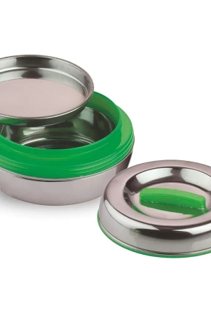 asian-chromwel-700-ml-stainless-steel-lunch-box-air-tight-container-silver-green