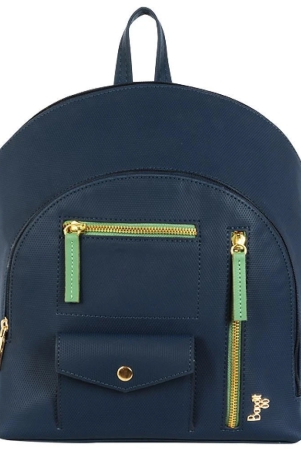 baggit-blue-pu-backpack-blue