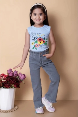 iconic-me-kids-girls-premium-furred-bootcut-flared-denim-jeans-none