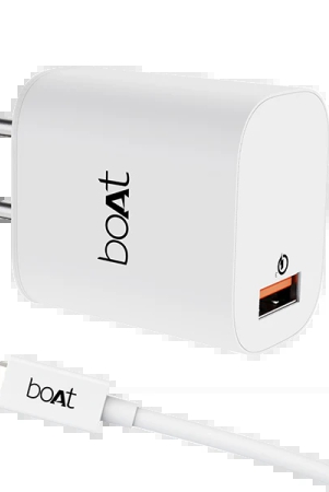 boat-18w-wcd-qc30-fast-charger-adaptor-with-type-c-cable-fast-charger-with-quick-charge-30-smart-ic-protection-spark-protection