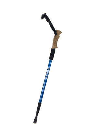 kaza-collapsible-trekking-pole-durable-and-lightweight-aluminum-alloy-trekking-pole-with-cork-handle-grip-for-outdoor-adventures-colour-blue-by-total-sporting-and-fitness-solutions-pvt-ltd