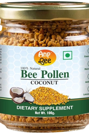 anp-bee-pure-natural-coconut-bee-pollen-granules-plant-protein-powder-1-gm-crunchy-coconut-