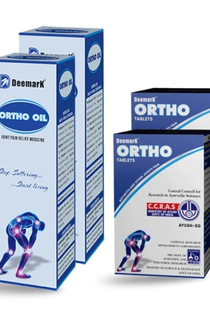 deemark-ortho-oil-ortho-tablets-2100-ml-230-tab-combo-joint-pain-muscles-pain-cramps-sprains-arthritis-twitching-rehabilitates-stiff-joints-frozen-joints-tablets-350-g