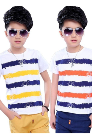 force-kids-cotton-tshirt-whiteyellownavy-blueorange-5-6years-none