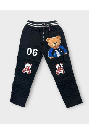 iconic-me-kids-trendy-teddy-bear-black-cotton-jeans-none