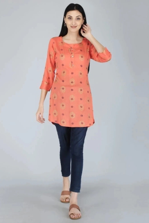 highlight-fashion-export-peach-rayon-womens-straight-kurti-pack-of-1-none