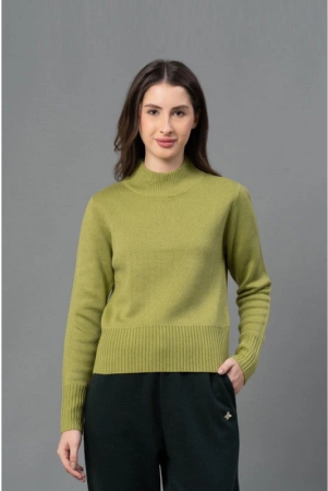 Mode By RedTape Women Green Solid Sweater