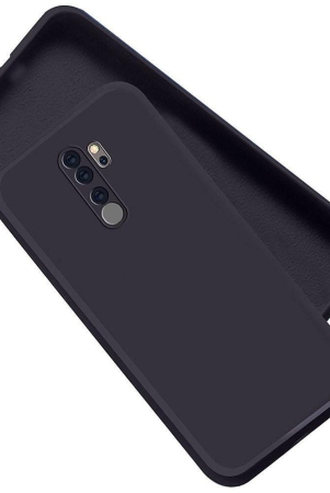 case-vault-covers-black-silicon-plain-cases-compatible-for-xiaomi-redmi-note-8-pro-pack-of-1-black