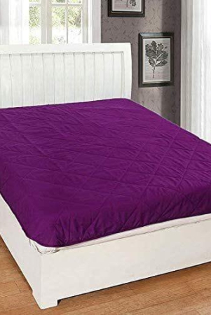 homespun-quilted-triple-layered-100-waterproof-dustproof-and-cooling-microfiber-infused-king-size-double-bed-mattress-protector-purple-color-72x78-inches