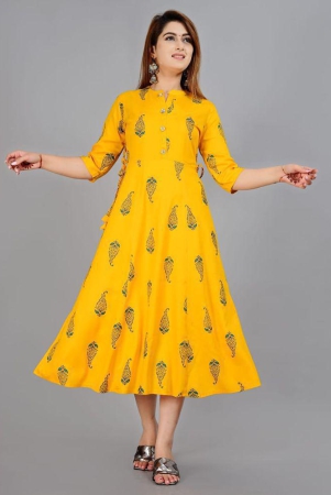 smien-yellow-rayon-womens-flared-kurti-pack-of-1-none