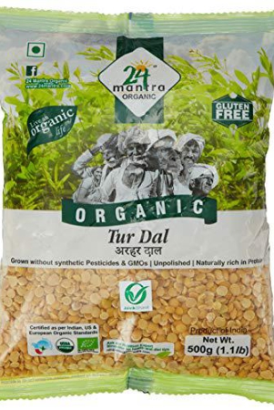 24 Mantra Organic Tur Dal 500g