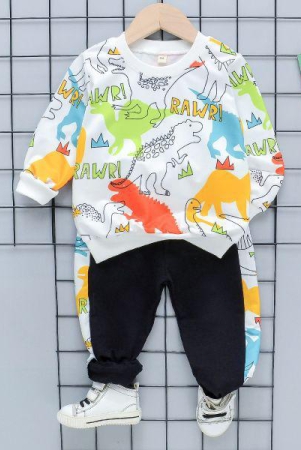 boys-colorful-smart-dinosaur-printed-long-sleeved-spring-childrens-two-piece-baby-clothes-2-3-year