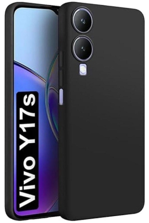 case-vault-covers-silicon-soft-cases-compatible-for-silicon-vivo-y17s-4g-pack-of-1-black