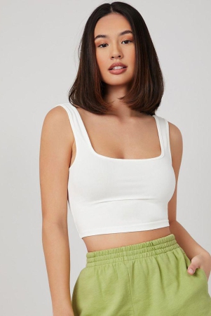 ausk-white-cotton-blend-womens-crop-top-pack-of-1-none