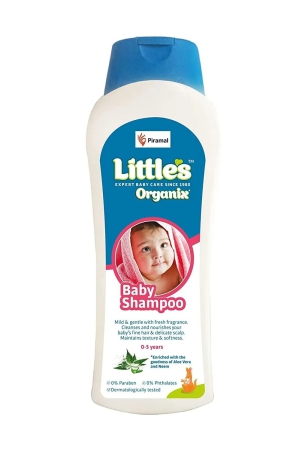 littles-organix-baby-shampoo-mild-gentle-i-dermatologically-tested-enriched-with-organic-ingredients-i-free-from-paraben-phthalates-400g