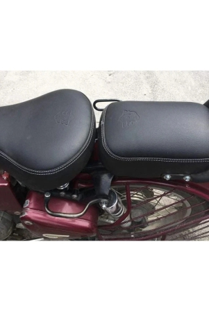 kohli-bullet-accessories-seat-cover-black-fancy-for-enfield-classic-350500-cc-classic-chrome