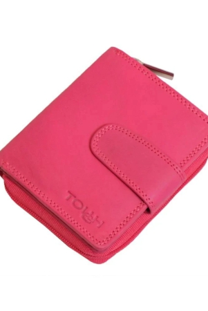 tough-leather-pink-womens-bi-fold-wallet-pack-of-1-pink