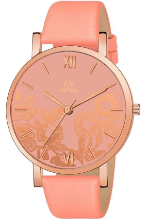 septem-peach-leather-analog-mens-watch