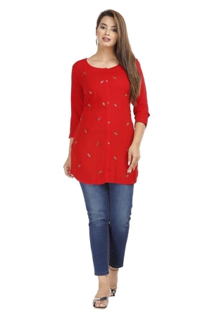 jc4u-red-rayon-womens-straight-kurti-pack-of-1-xl