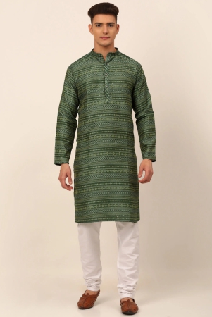 men-sequinned-kurta-with-churidar-xxl-green