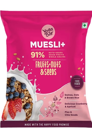 Yogabar Muesli Fruits Nuts + Seeds, 40 Gm